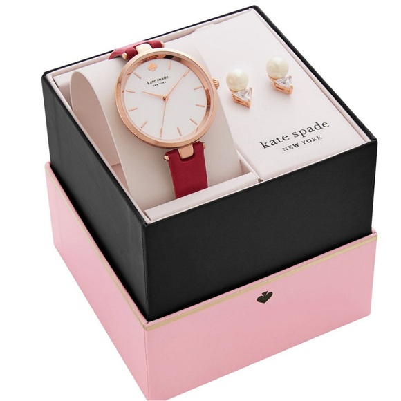 Kate Spade Holland Watch and Earring Set - Picture 1 of 9